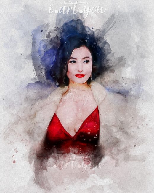 Namrata Shrestha art watercolor